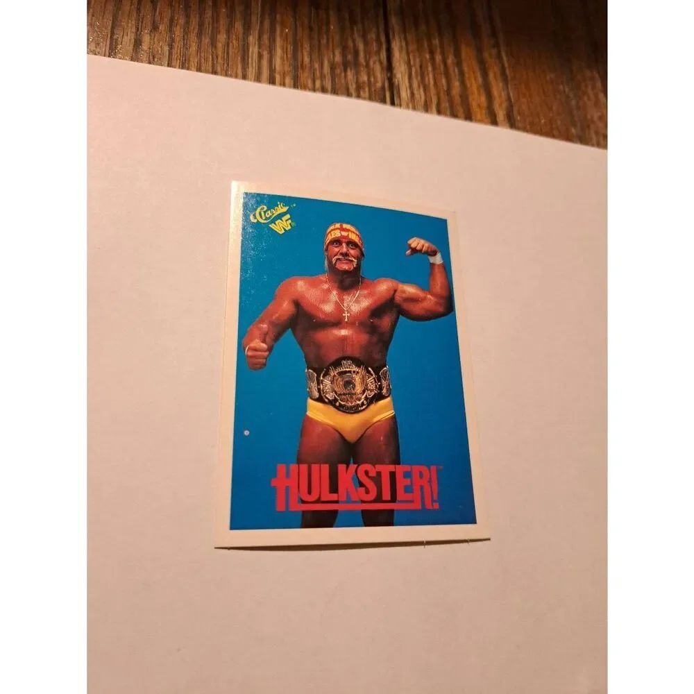 Vintage 1990 WWF Hulk Hogan Trading Card #125 Classic Titan Sports